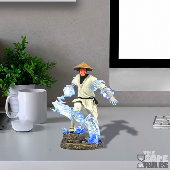 Mortal Kombat 11 Raiden PVC Statue Action Figures The Game Rules